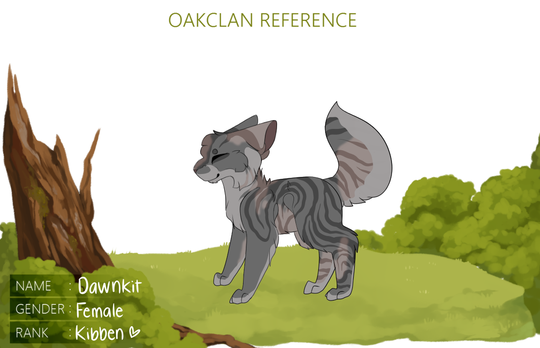 oakclan ] Dawnkit ] kitten