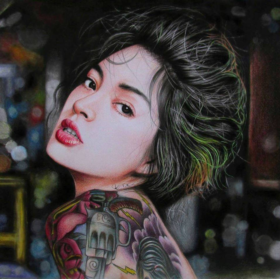 tattoo girl by Thanh-KaMi