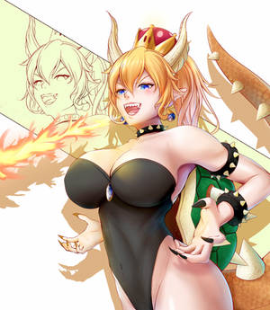 Bowsette by seberry Bowsette by seberry