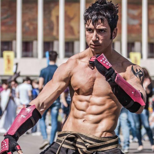 Cosplay do Jin Kazama, de Tekken