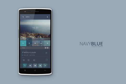 Navy Blue Theme