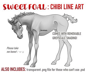 SWEET FOAL / chibi horse base