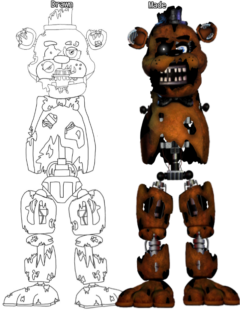 Withered freddy - Desenho de master_ket - Gartic