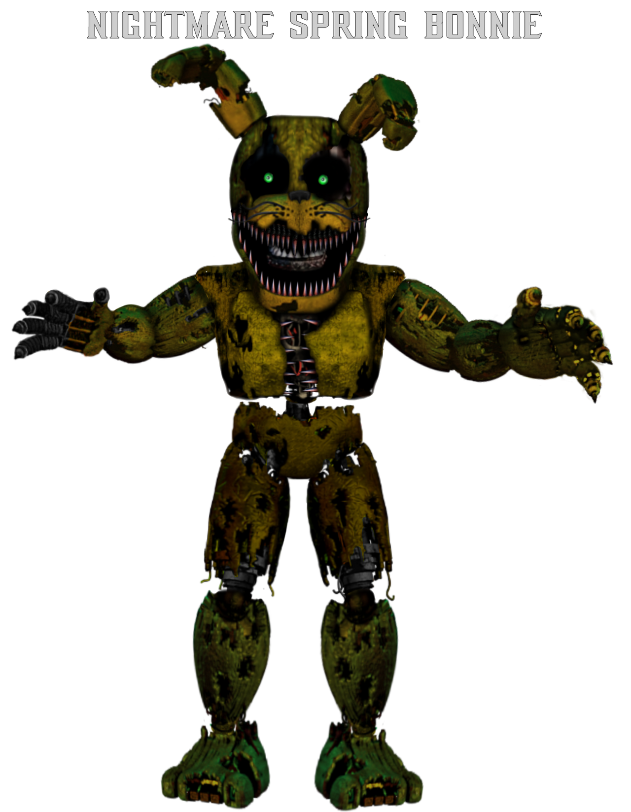nightmare spring bonnie by NightmareFred2058 on DeviantArt