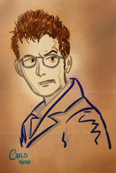 Tenth Doctor David Tennant Quick Sketch