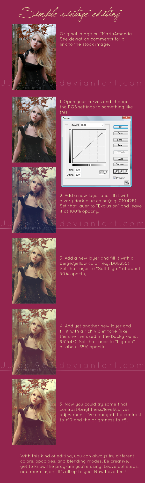 Simple Vintage Editing