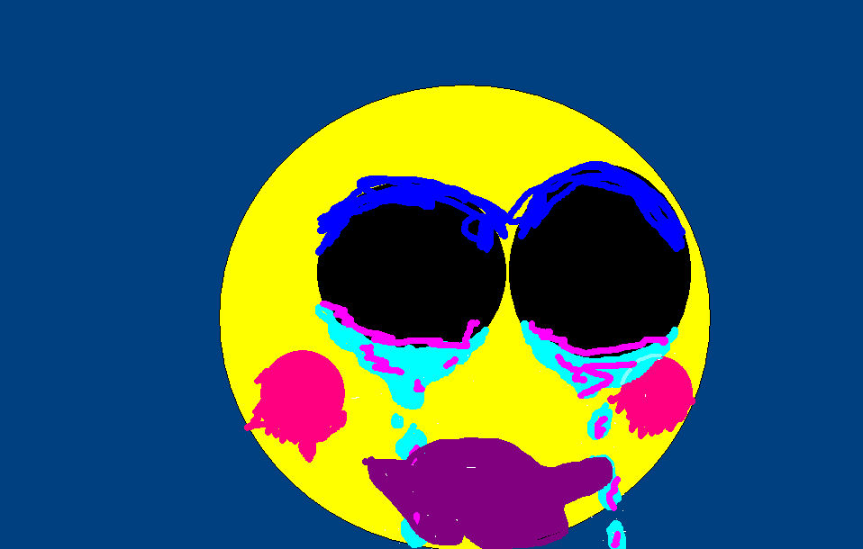 Drag Queen Smiley Crying