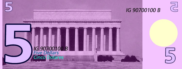 Backside $5 dollar bill by Vmc2012 on DeviantArt