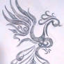 Pheonix Tribal Tattoo Design
