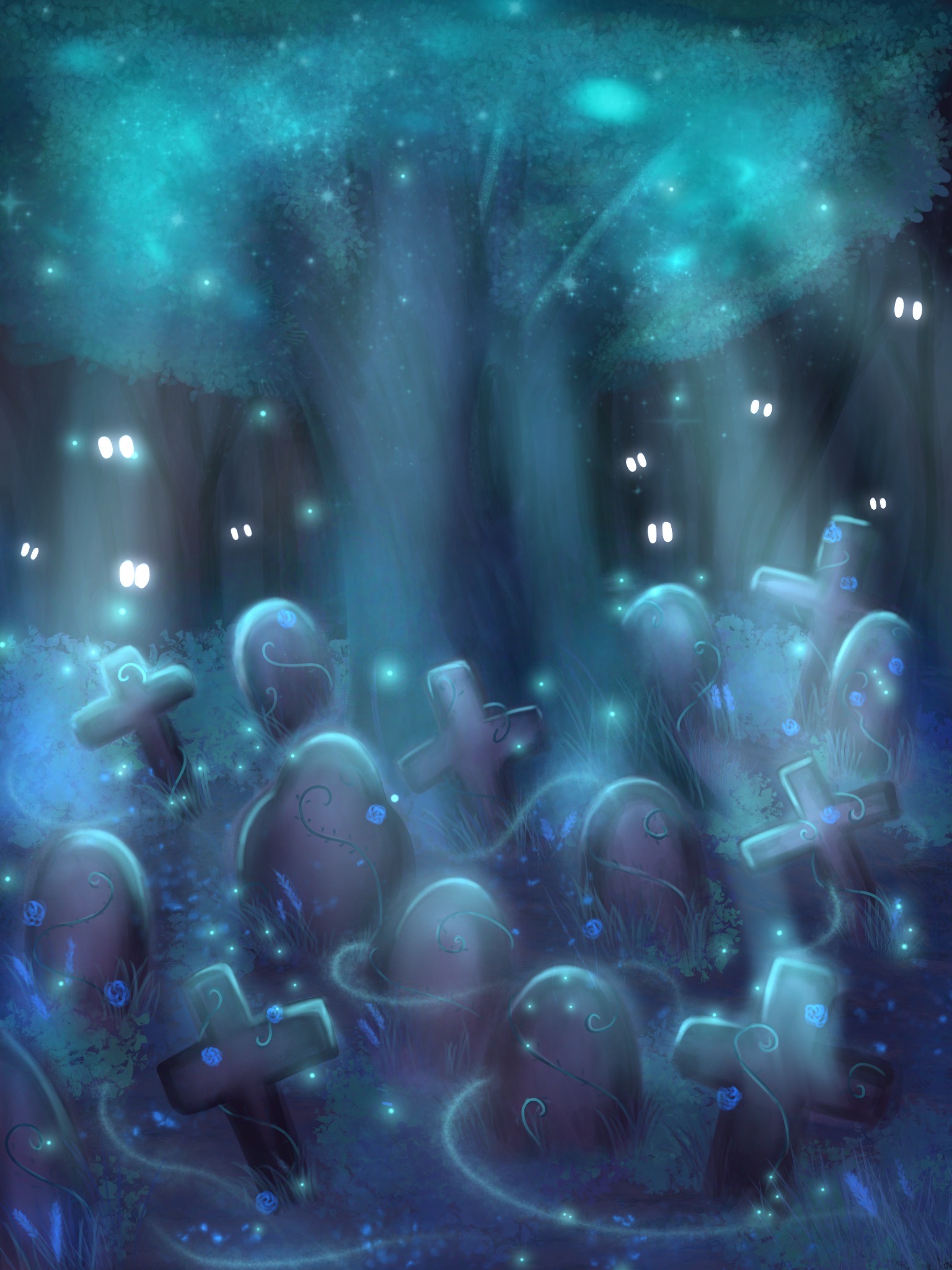 Firefly cemetery by Rarita005 on DeviantArt