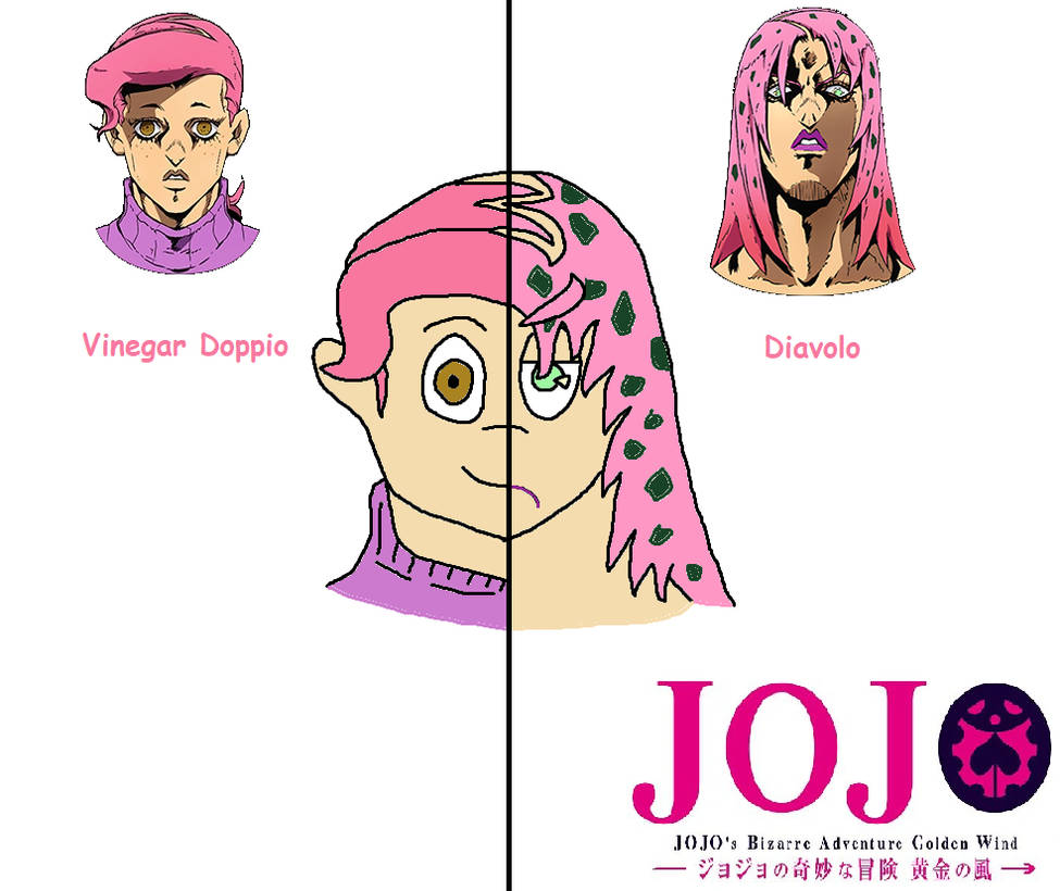 My drawing of Vinegar Doppio and Diavolo by PulvoNite on DeviantArt