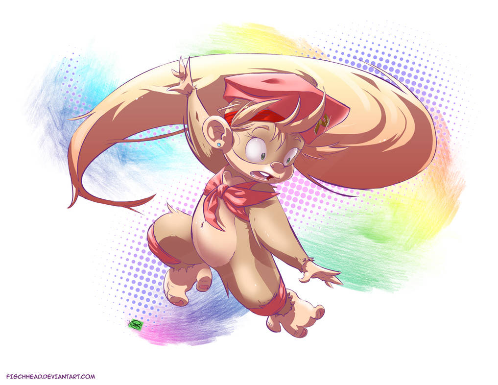 Dixie Kong - Helicopter by FischHead Dixie Kong - Helicopter by FischHead