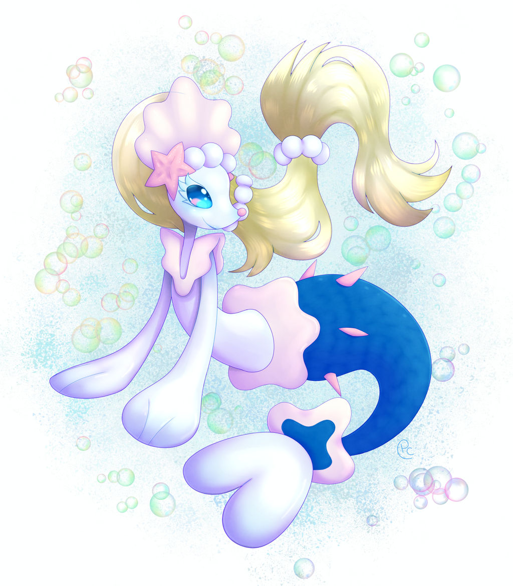 Shiny Primarina by AzulinoArt on DeviantArt