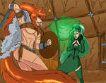 Esmeralda X Carlotta Fight colors A by dvega by Master-Geass Esmeralda X Carlotta Fight colors A by dvega by Master-Geass