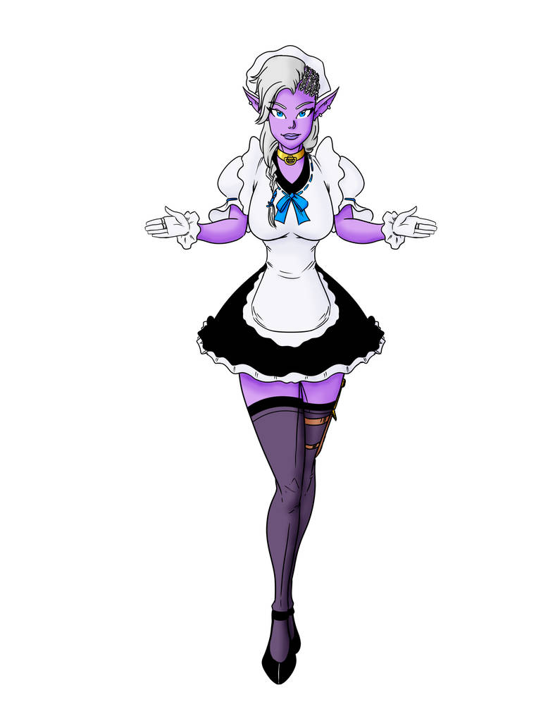 Dame Renna Vaynore (Maid) by dvega - Color 2 by Master-Geass Dame Renna Vaynore (Maid) by dvega - Color 2 by Master-Geass