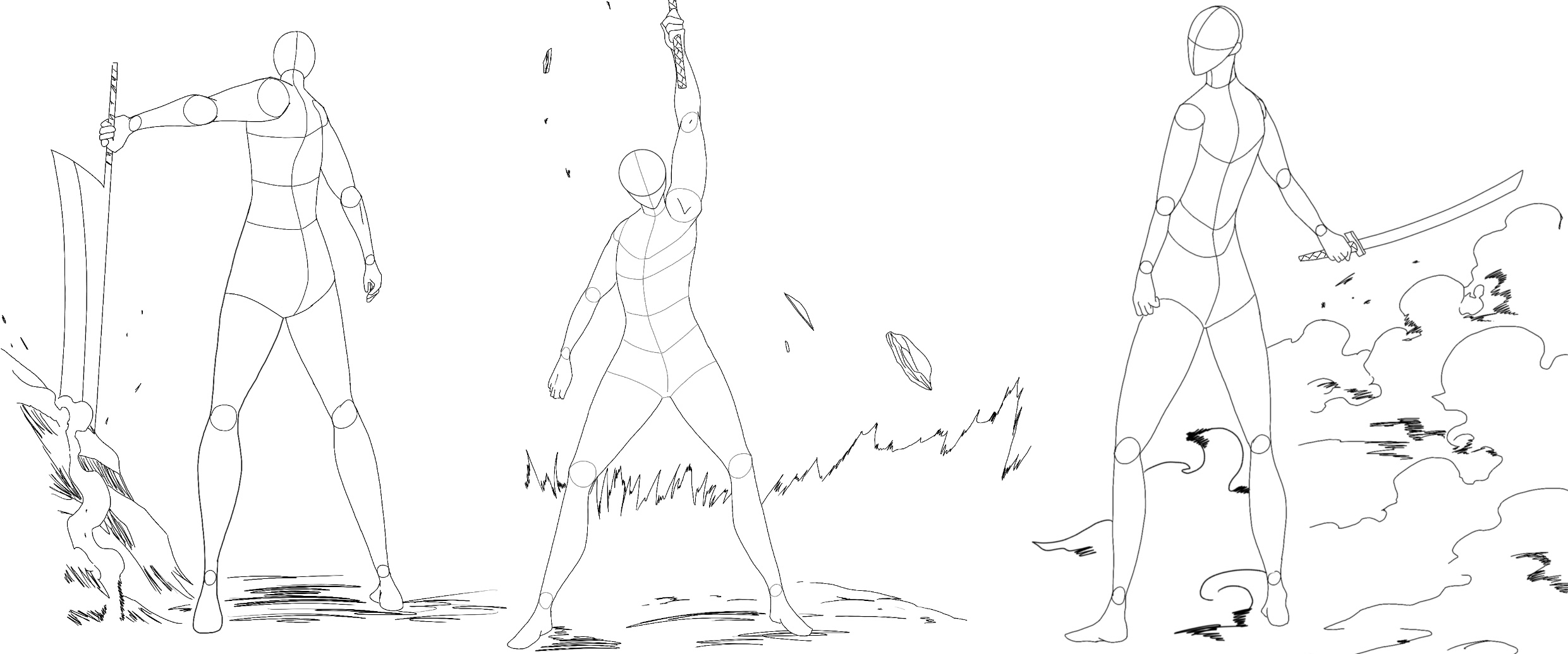 Dynamic Pose Reference Sword - Nosotros Wallpaper