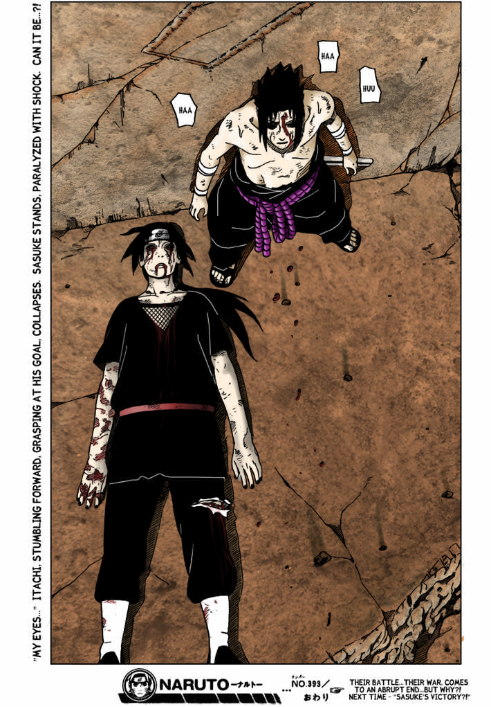 Itachi Vs Sasuke, The End