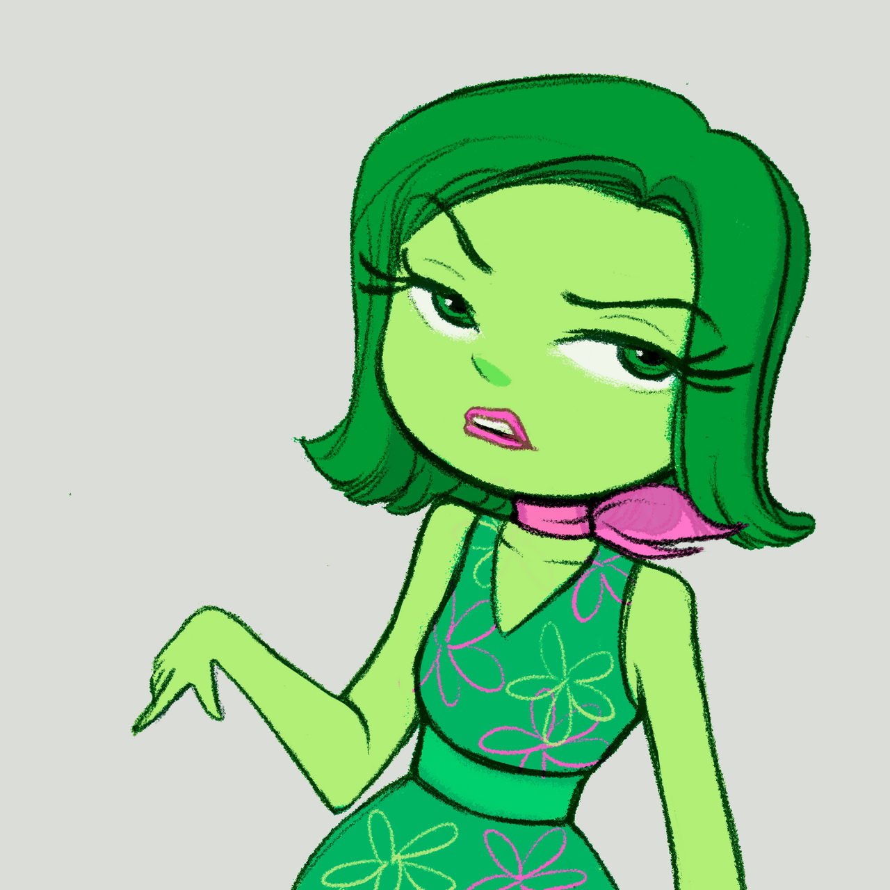 Disgust Inflation Deviantart Disgust fanart by ArkiJuan on DeviantArt