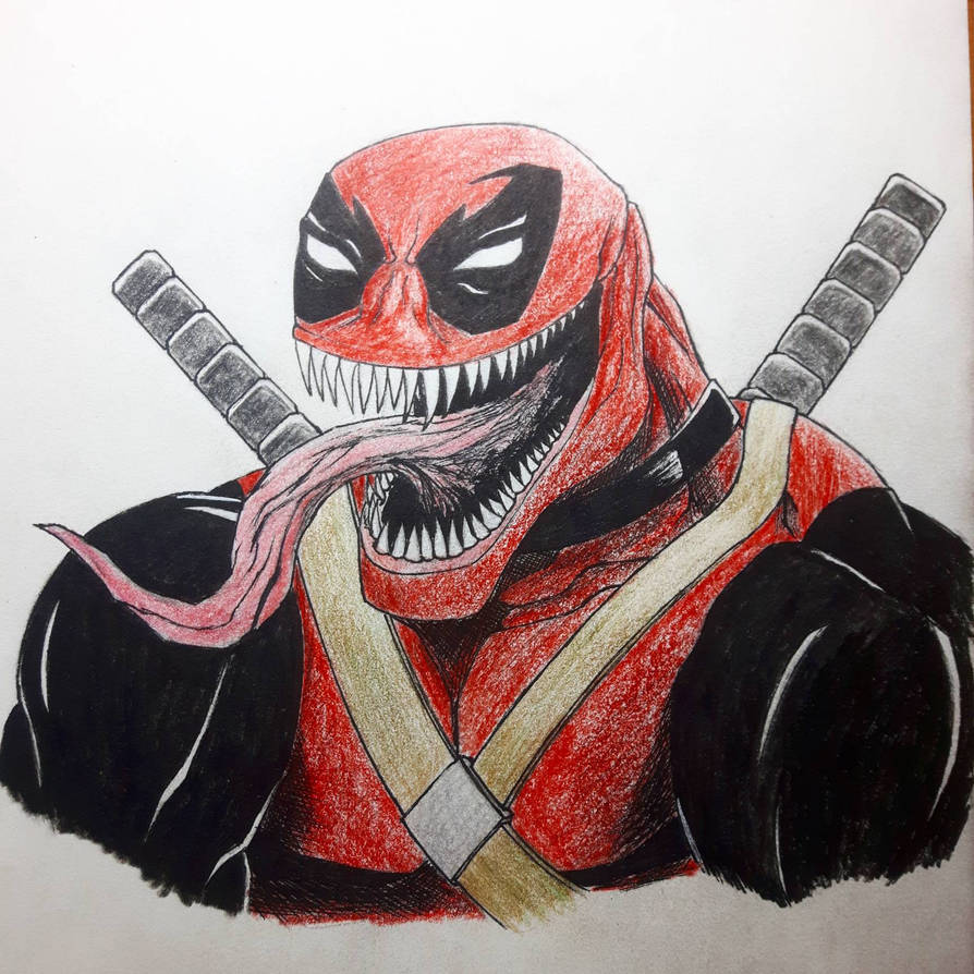 Venompool Simple Venompool by ShadeSlayer17 on DeviantArt