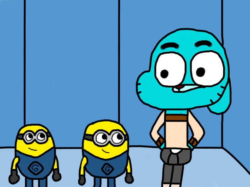 Gumball Meets The Minions