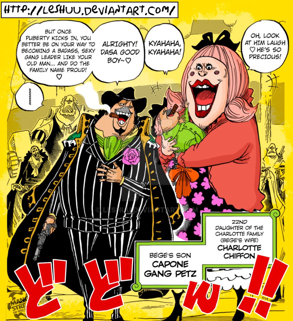 One Piece 4 Capone Bege And Charlotte Chiffon By Leshuu On Deviantart