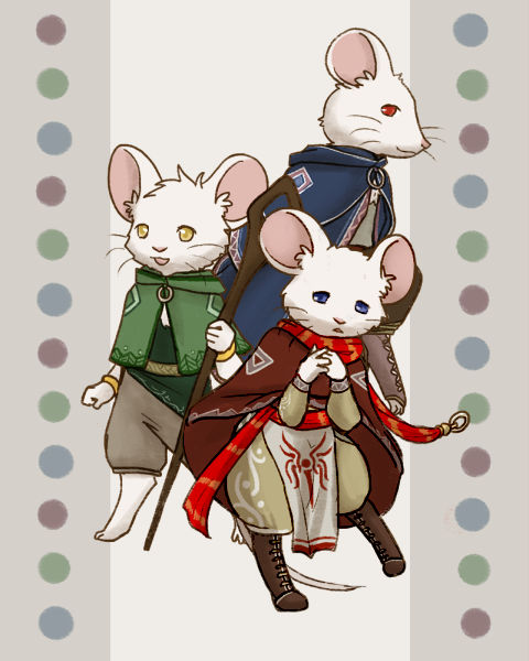 Three rats by fyuki-28g on DeviantArt