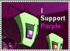 I Support Purple Stamp by BentMetal64