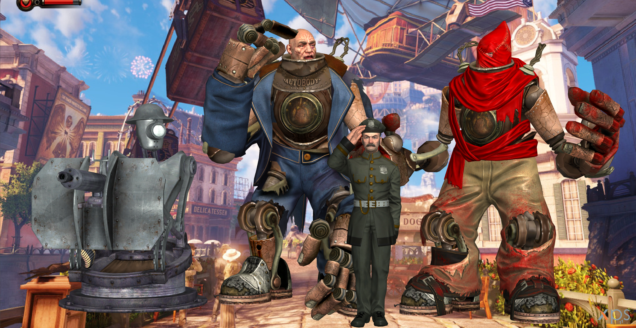 Bioshock Infinit Characters Bioshock Infinite Character Models