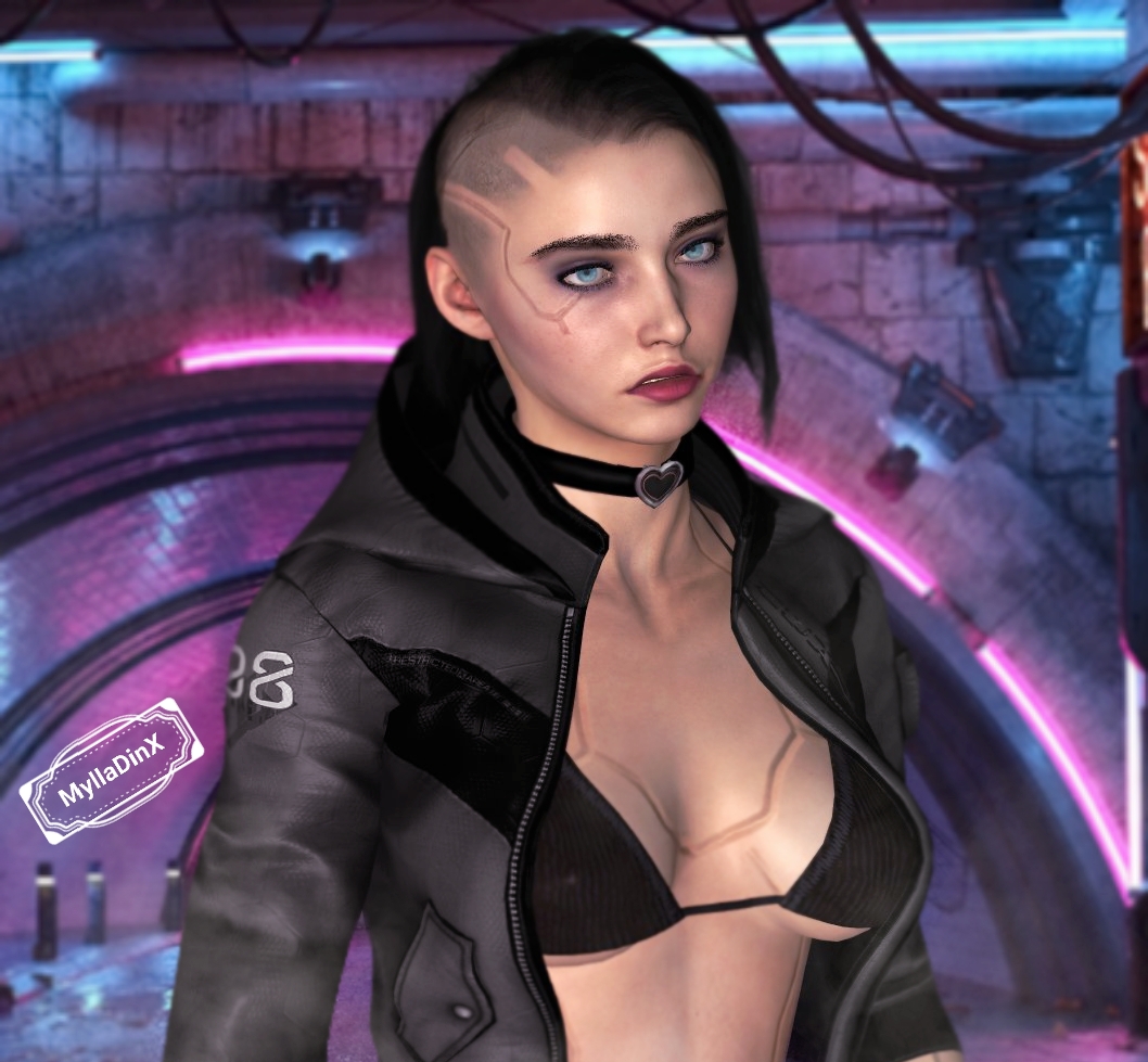 Claire Cyberpunk by MyllaDinX on DeviantArt