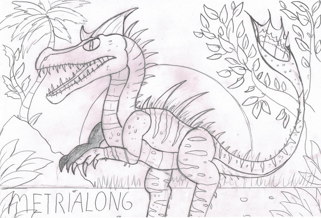 Metrisaurus Drawing Metrialong by Viperwings on DeviantArt