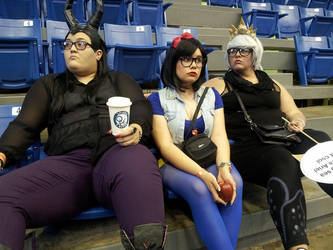 Hipster Disney (Maleficent, Snow White and Ursula)