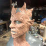 Regis Dragon mask WIP 2: Horn placement