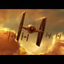 Tie Fighter Patrol over Bespin