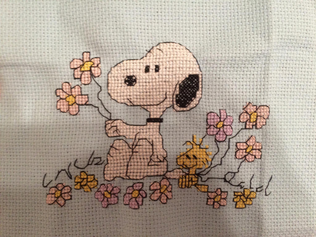 Cross Stitch:Snoopy's Spring Day by blastofserenity on DeviantArt cross-stitch-snoopy-s-spring-day-by-blastofserenity-on-deviantart