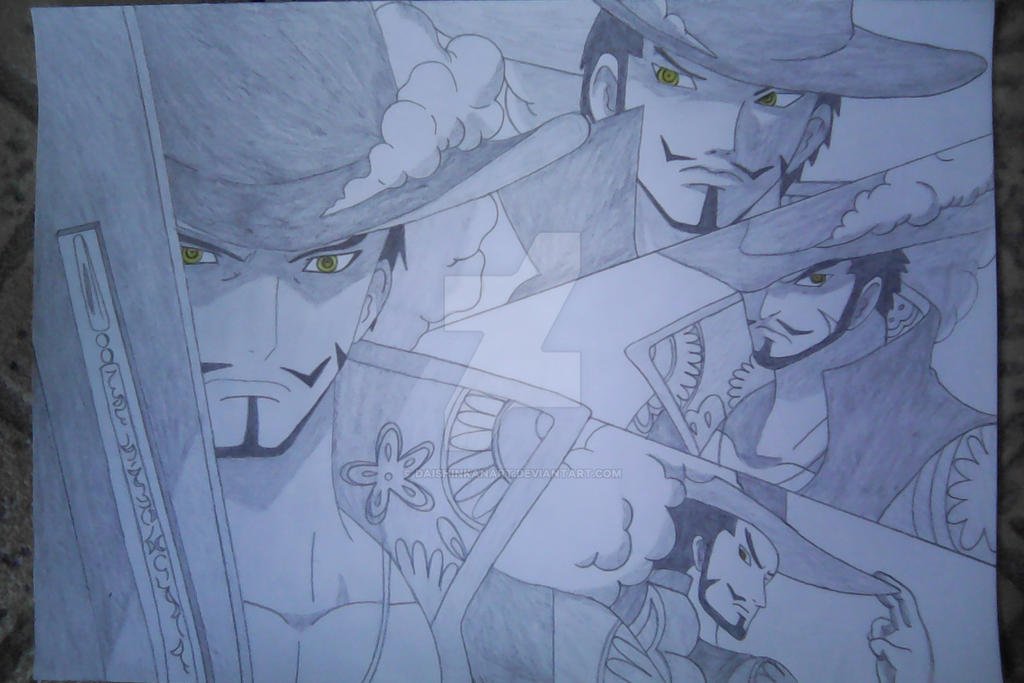 Mihawk Patterns Mihawk (desenho) by DaishinkanART on DeviantArt