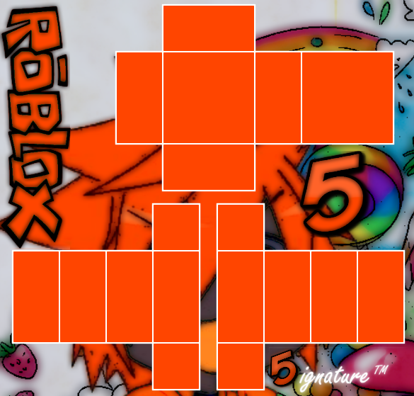 5ignature Clothing Template Roblox By 5ignature On Deviantart - roblox orange shirt