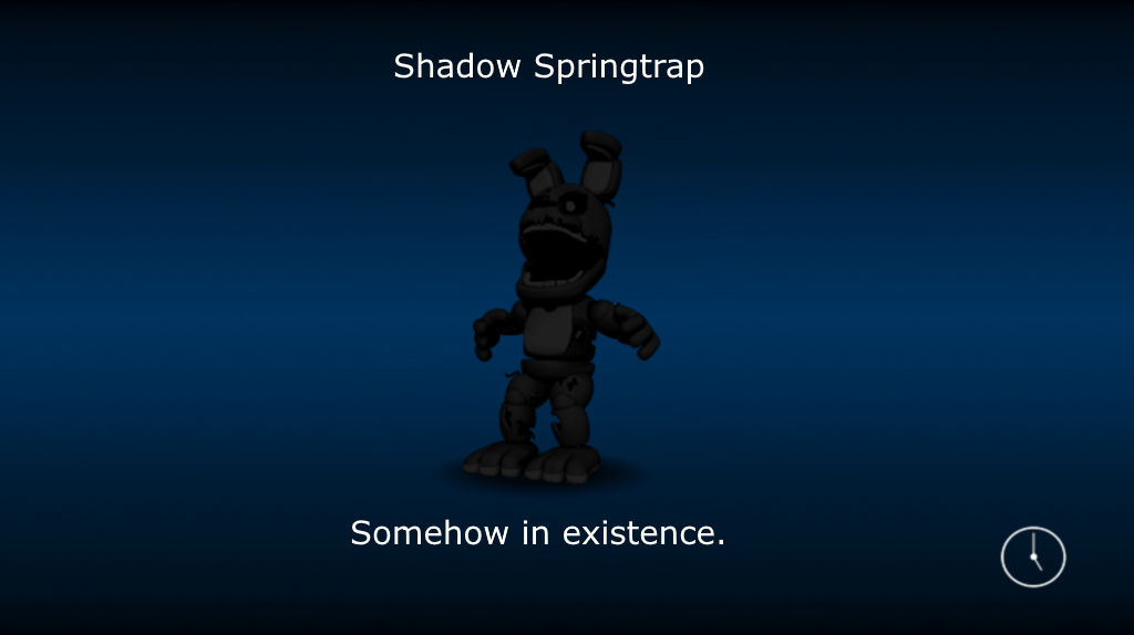 FNAF World Loading Screen: Shadow Springtrap. by ChimichangarPlus on ...