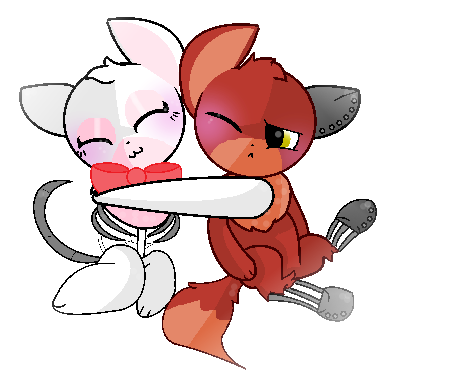 Foxy And Mangle Cute By X1kisho On Deviantart