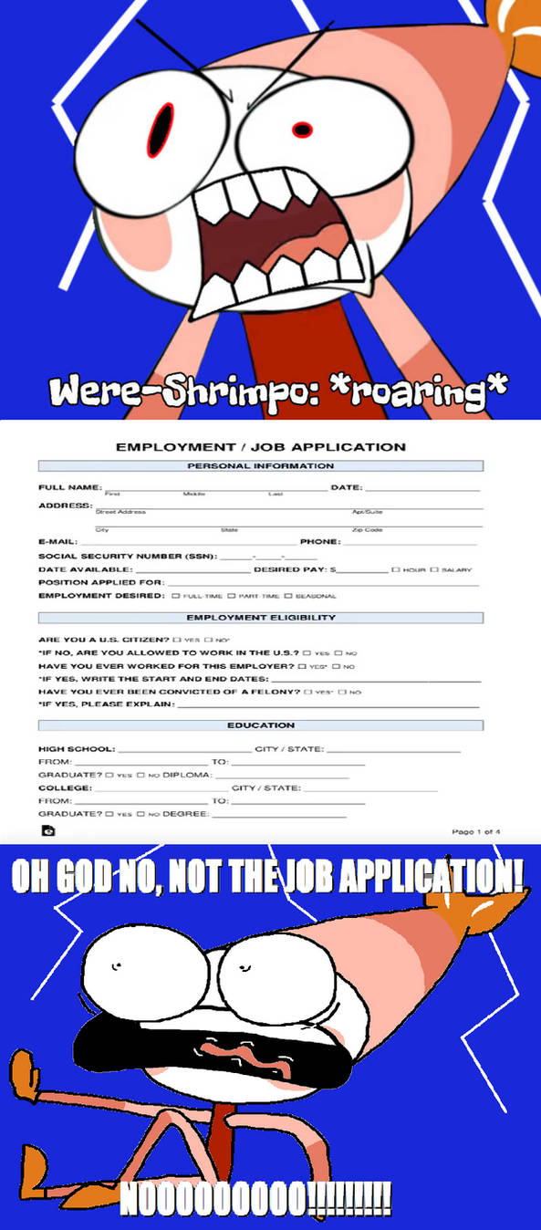 Job Application Devil Job application by JacketMarkers2023 on DeviantArt