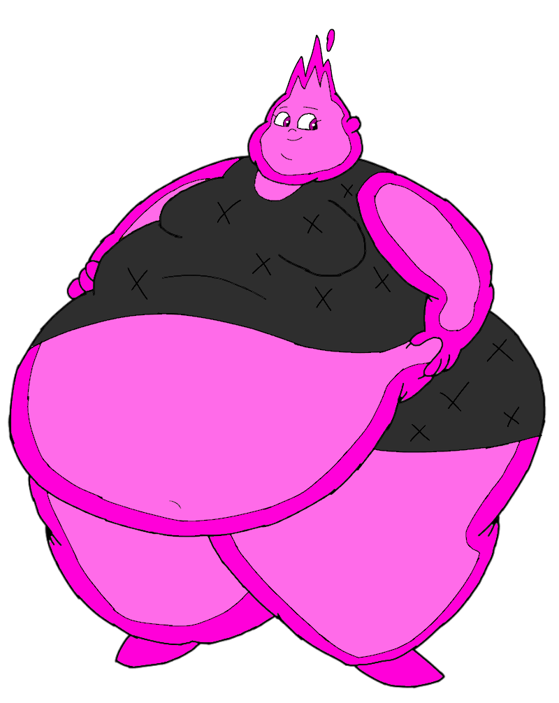 Fat Ember Lumen (Pink) by FatGirlAndBoyDraws on DeviantArt