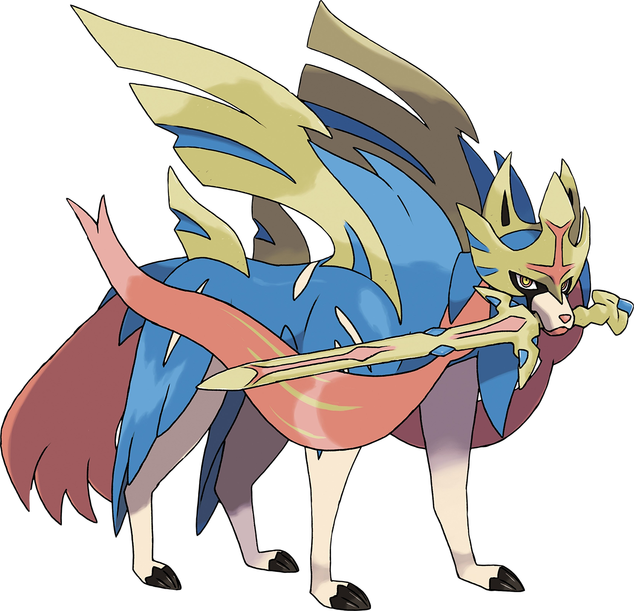 0888 - Zacian (Crowned Sword) by Fhilb on DeviantArt