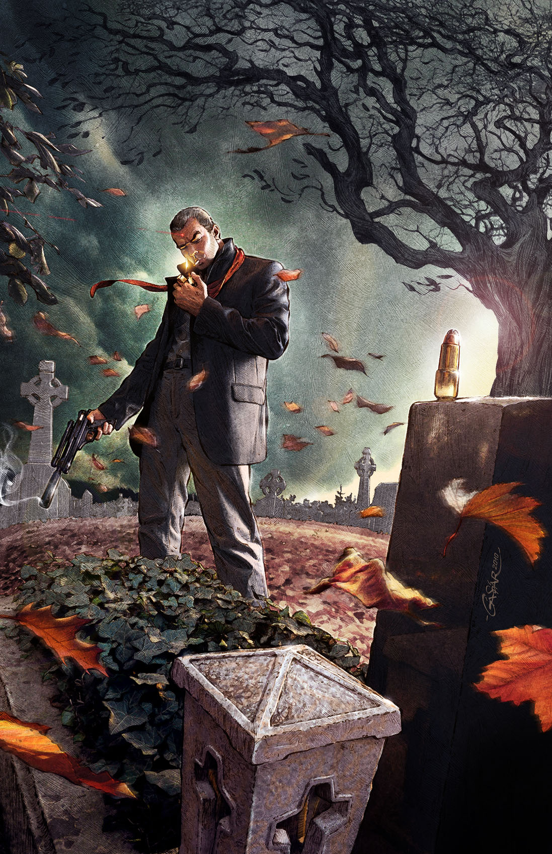 Hollow Point Issue 1 cover by TamasGaspar