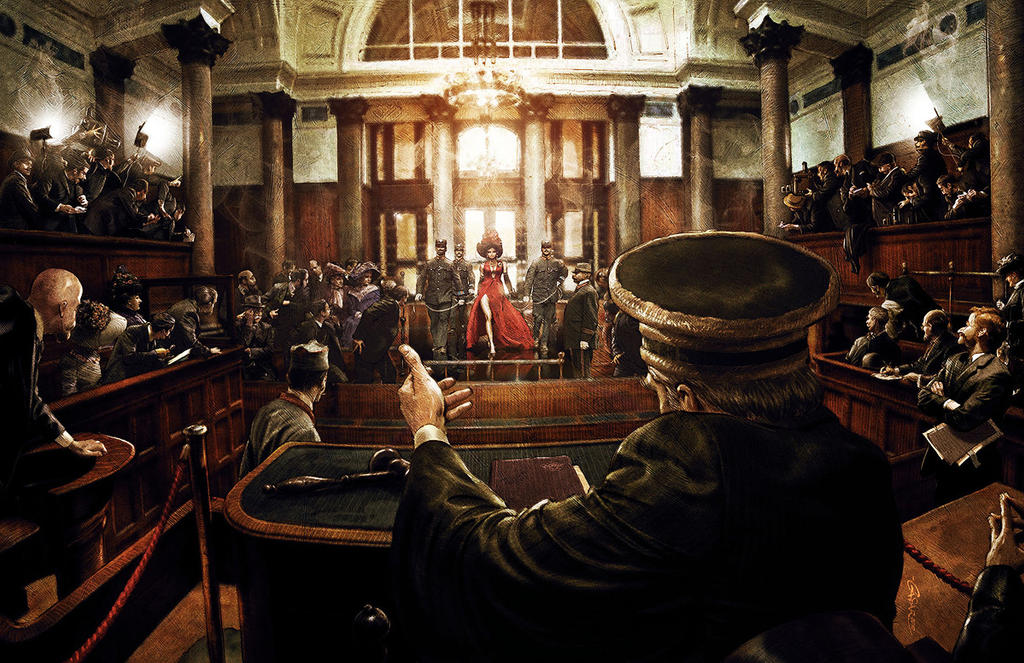 Mata Hari - Courtroom by TamasGaspar
