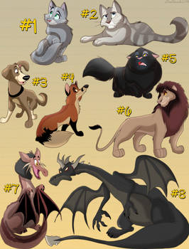 (Paypal)CLOSED Adopts: Cats, Canines, Dragons