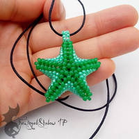 Green Starfish Pendant