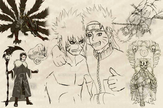 Sketch Dump I - Special NARUTO