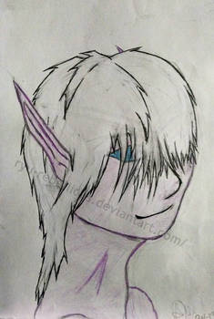 Purple , it's a drow thing.