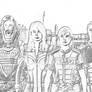 Mass Effect - Crew Sketch on Eden Prime