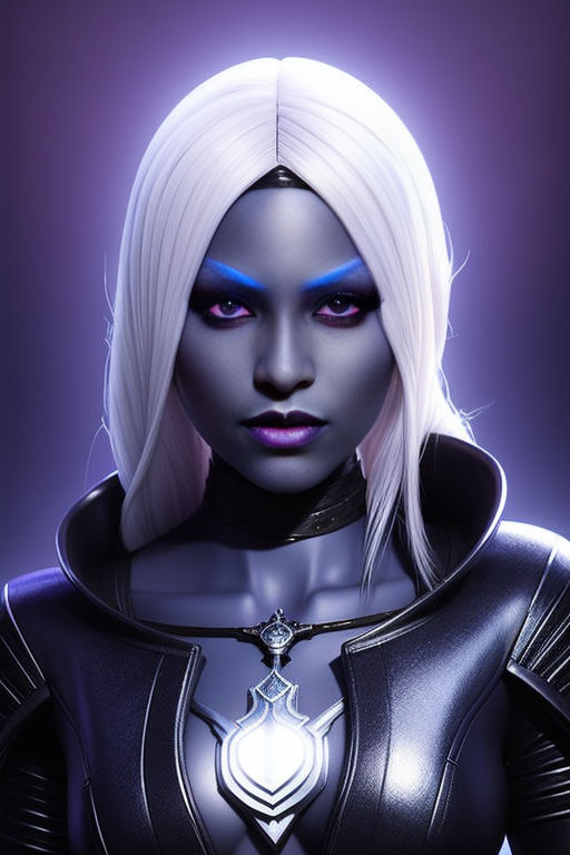 Portrait of Drow Necromancer by fantscifi on DeviantArt