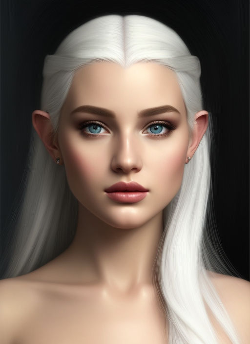 Beautiful Portrait of High Elf by fantscifi on DeviantArt